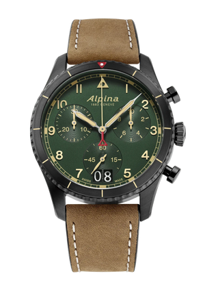 Alpina STARTIMER  Pilot Quartz Chronograph Big Date 41mm