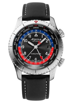 Alpina Startimer Pilot Quartz Worldtimer 41mm