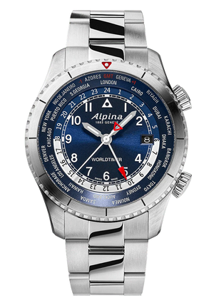 Alpina Startimer Pilot Quartz Worldtimer 41mm
