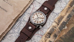 Vario 1918 Trench Cream Dial Orange Lume