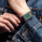 Vario VERSA Reversible Dual Time Gunmetal-Green Watch